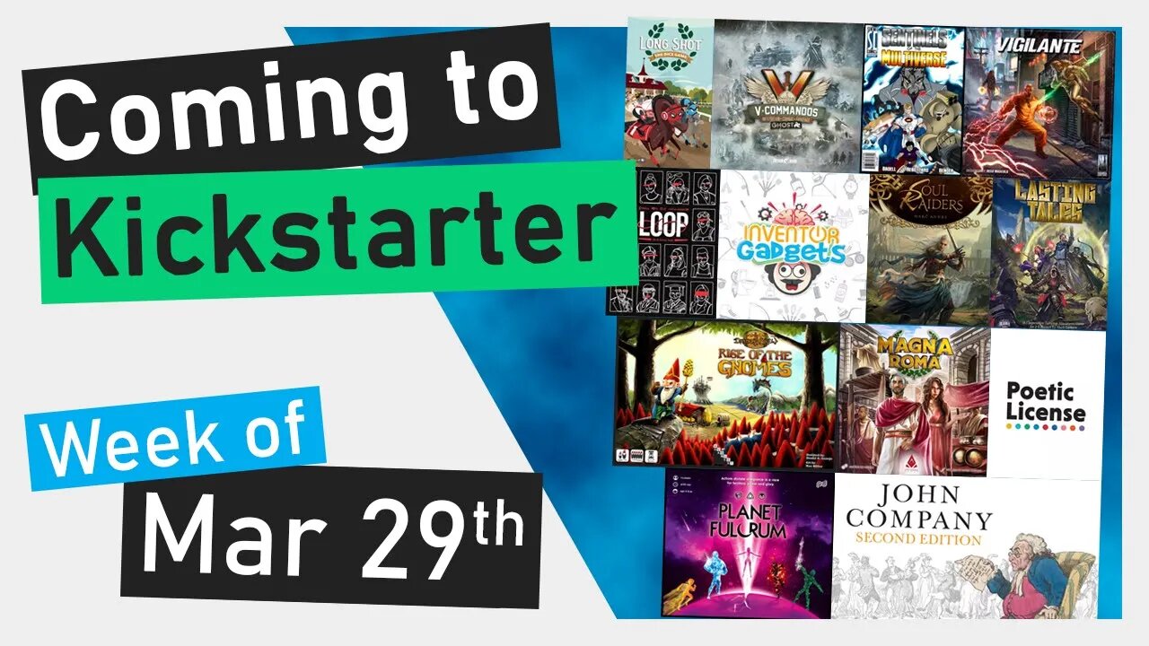 📅Coming to Kickstarter | V-Commandos, John Company, Magna Roma, Rise of the Gnomes, Soul Raiders