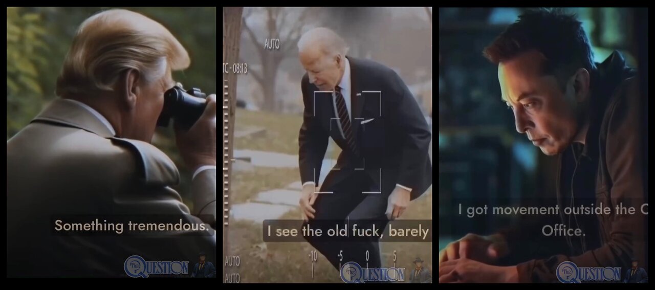 Trump and Musk tracking Real Biden 😂😂😂😂