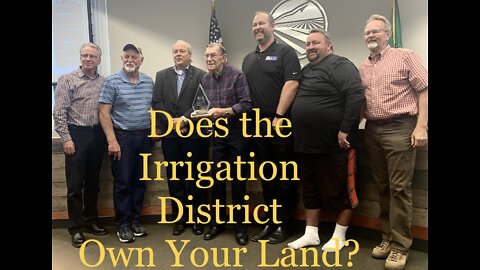 ALERT - Irrigation Districts Have 1st Lien Position!!!!