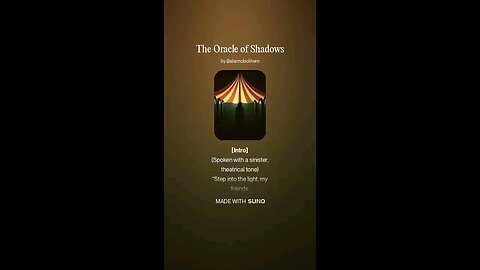 The Oricale of Shadows (Korihor)