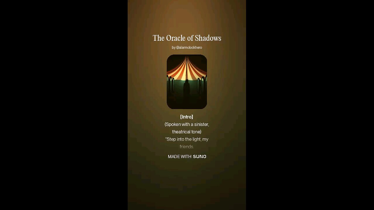 The Oricale of Shadows (Korihor)
