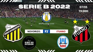 NOVORIZONTINO X ITUANO AO VIVO PELA SERIE B