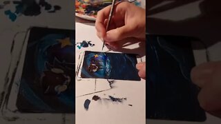 Pintando carta pokemon PT: 26