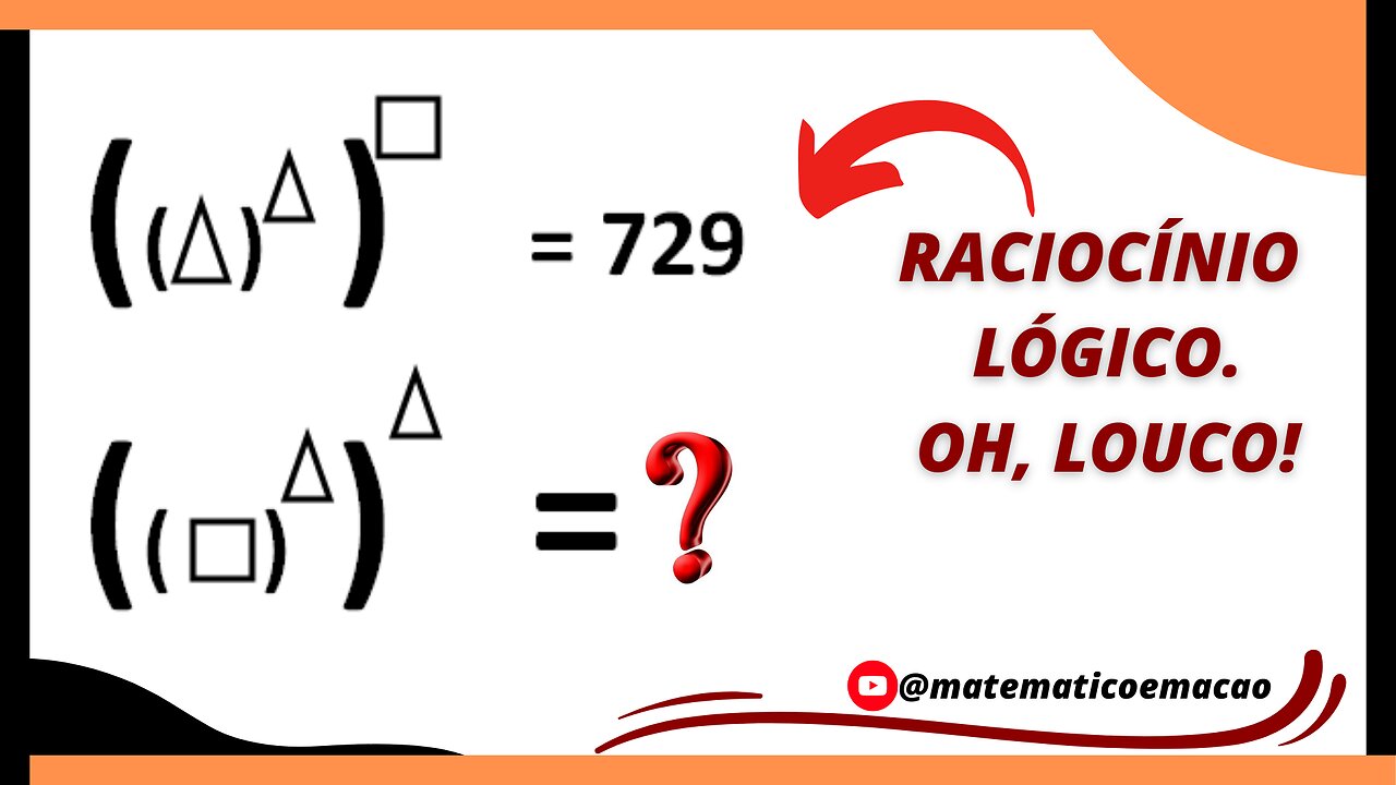 87% ERRAM‼️ RACIOCÍNIO LÓGICO + POTENCIAÇÃO