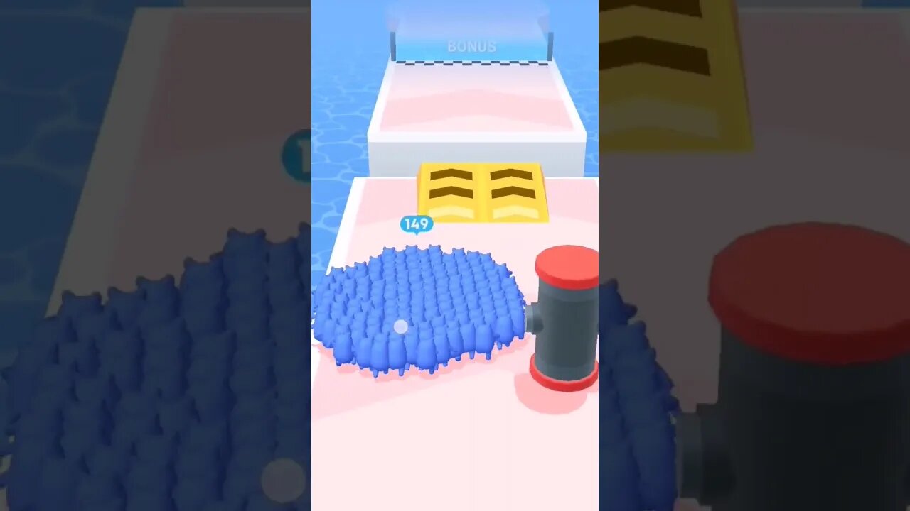 crowd master crowd runner game #shorts #satisfying #mobilegame @Dailyclips892 oggy and jack