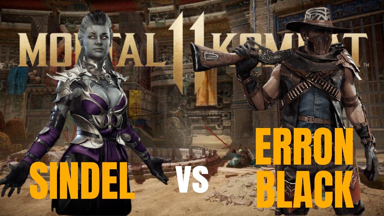 Sindel vs Erron Black - MK11 Halloween Showdown of Sonic Fury and Outlaw Justice!