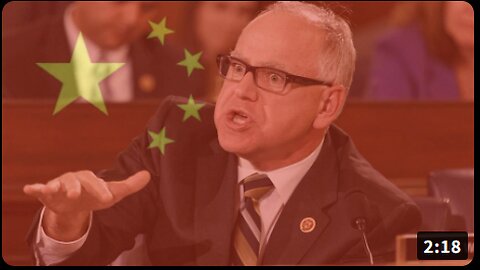 ChiCom Spy: Tim Walz Turns Out to be a Chinaman