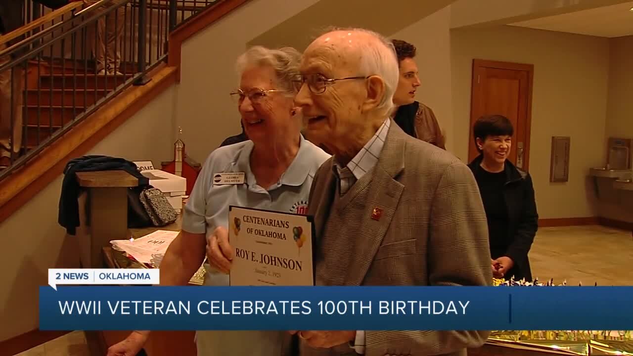 World War II veteran celebrates 100th birthday in Tulsa
