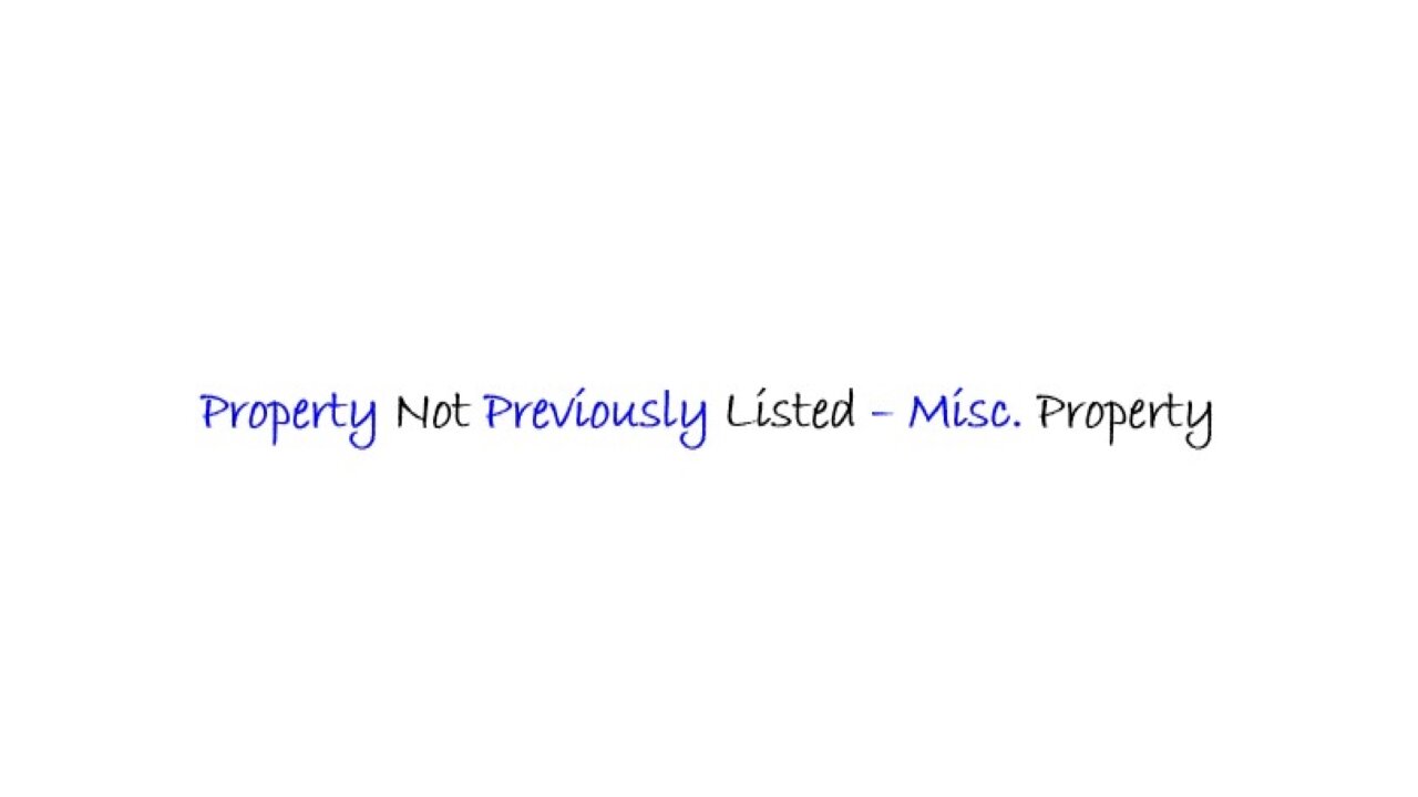 Web - Misc. Property - English