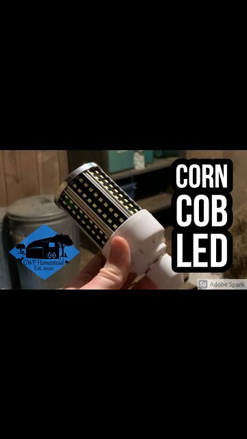Improve Barn Lighting with Corn Cob LEDs #shorts