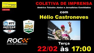 COLETIVA DE IMPRENSA COM HÉLIO CASTRONEVES | Ao Vivo