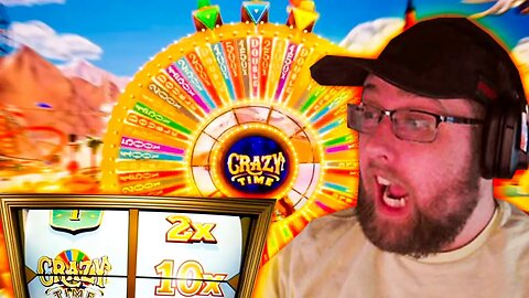 INSANE 10X TOP SLOT ON CRAZY TIME! (PROFIT?!)