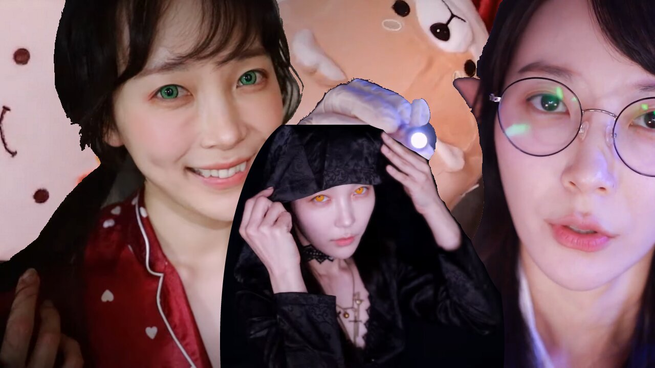 ASMR 3 Vampire sisters all night?! Do as I say Yandere, Tsundere V Fam Encore RE mix special episode