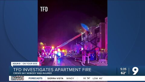 Tucson Fire Department investigating fire at Deerfield Village Apartments