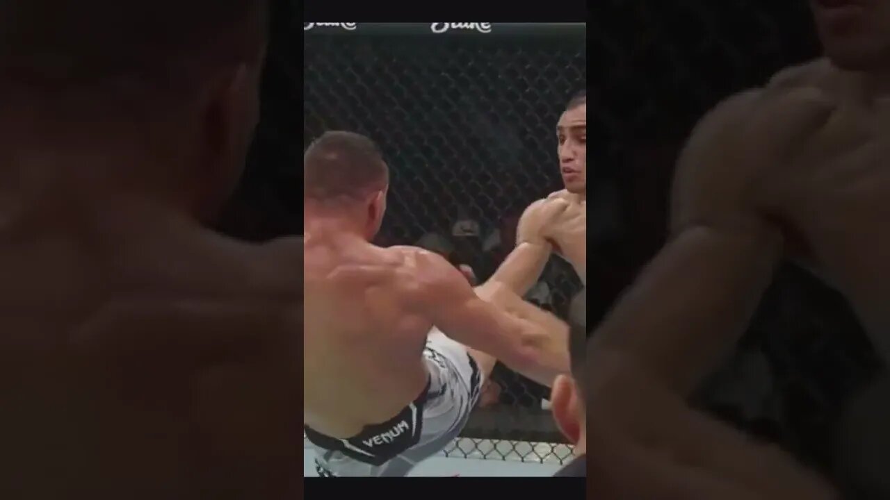 Michael Chandler With Nasty Front Kick KO's Tony Ferguson