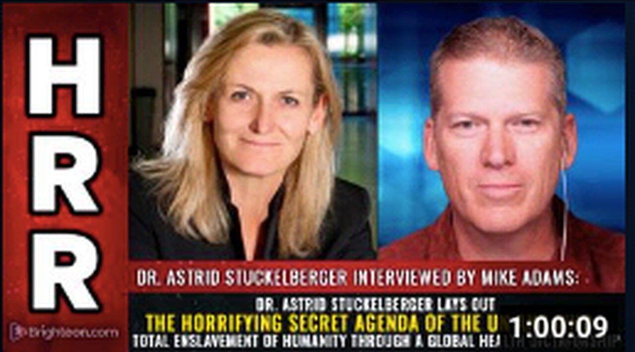 Dr. Astrid Stuckelberger lays out the horrifying SECRET AGENDA of the UN and WHO