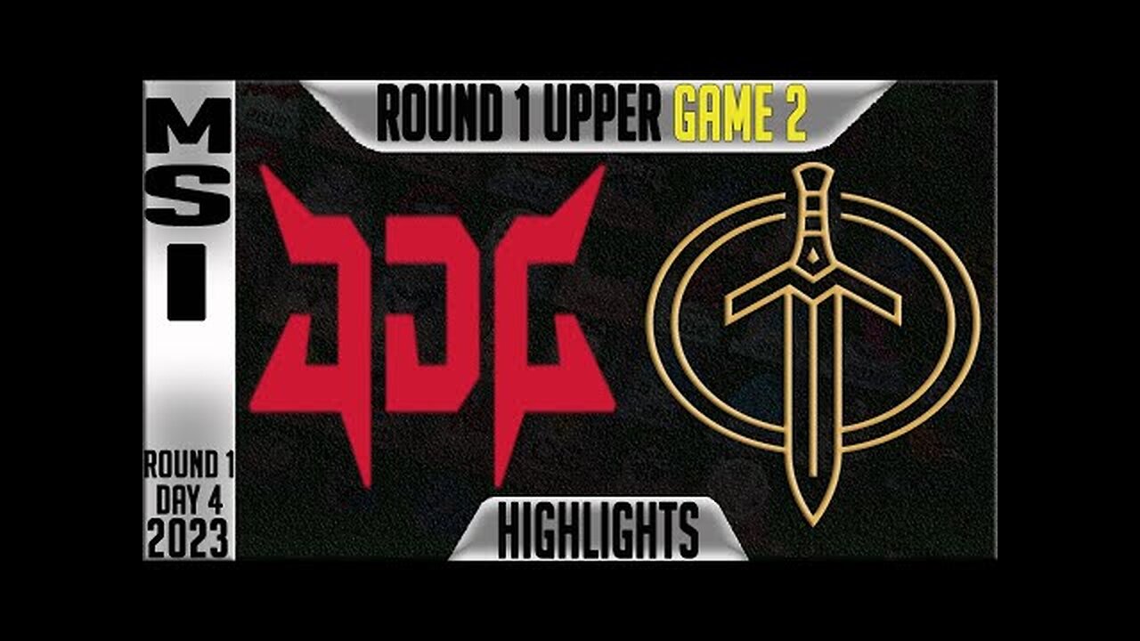 JDG vs GG Highlights Game 2 _ MSI 2023 Brackets Round 1 Upper Day 4 JDG Esports vs Golden Guardians