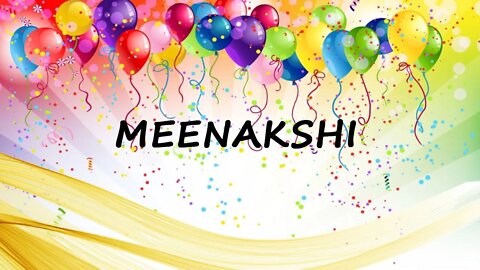 Happy Birthday to Meenakshi - Birthday Wish From Birthday Bash