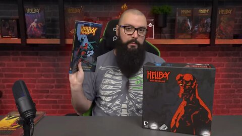 Hellboy Board Game Unboxing + Extra