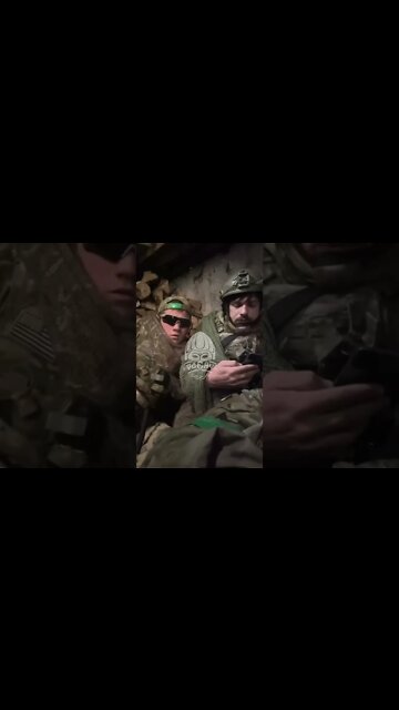 Artillery shells fly overhead. #ukraine #ukrainewar