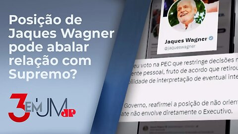 Líder do governo no Senado é favorável à PEC do STF: “Voto estritamente pessoal”