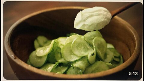 Make this cucumber salad for breakfast every day‼️It keeps your gut and skin healthy.😍