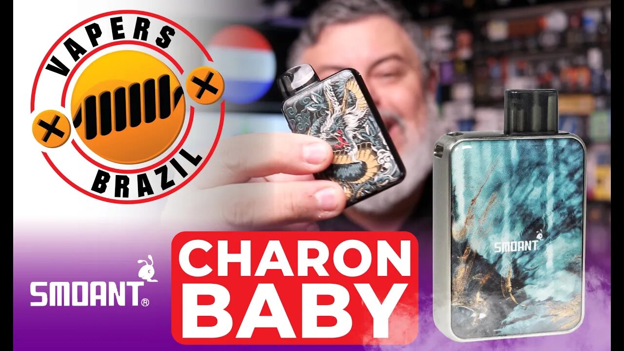 Smoant Charon Baby+ Pod - Lançamento !!! 35W / 1000mAh de bateria - Review PTBR