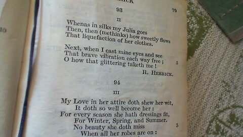 The Poetry of Dress II - R. Herrick