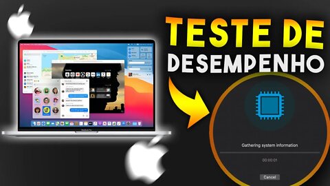 Como fazer TESTE DE DESEMPENHO no MacOS