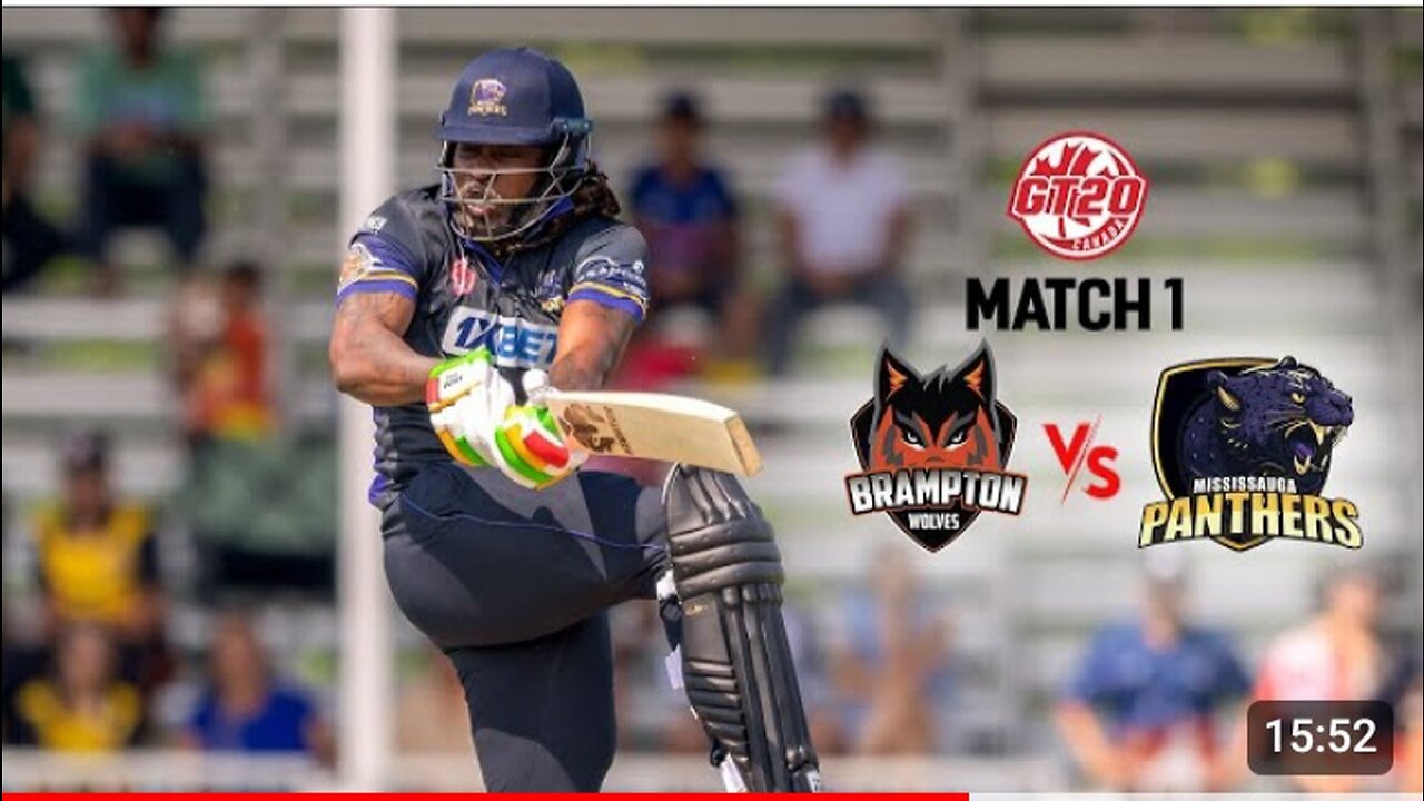 GT20 Canada 🇨🇦 Season 3 | Match 1 Highlights | Brampton Wolves vs Mississauga Panthers