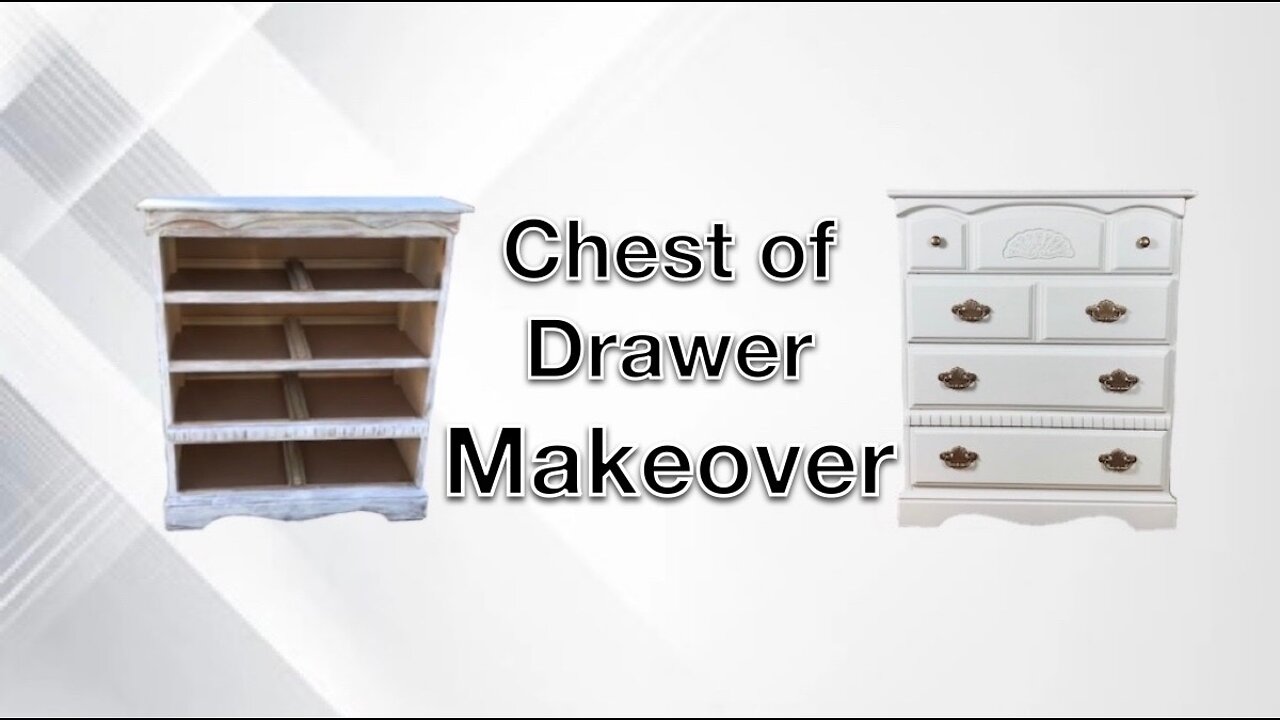 INFANT CHEST OF DRAWER MAKEOVER/ FURNITURE RESTORATION