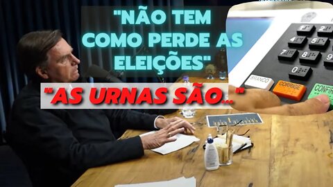 URNAS Eletrônicos tem que ser apuradas pelo Exercito diz Bolsonaro no Flow PodCast