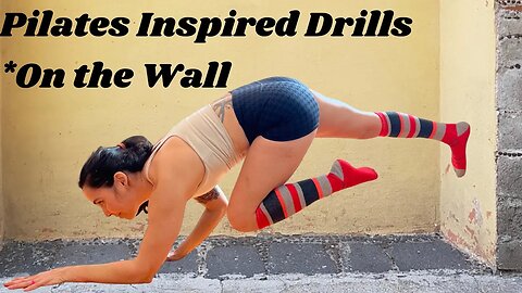 ON THE WALL PILATES WORKOUT ✔️