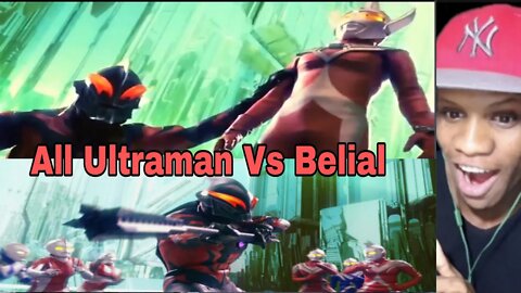 All ultraman vs belial Reaction