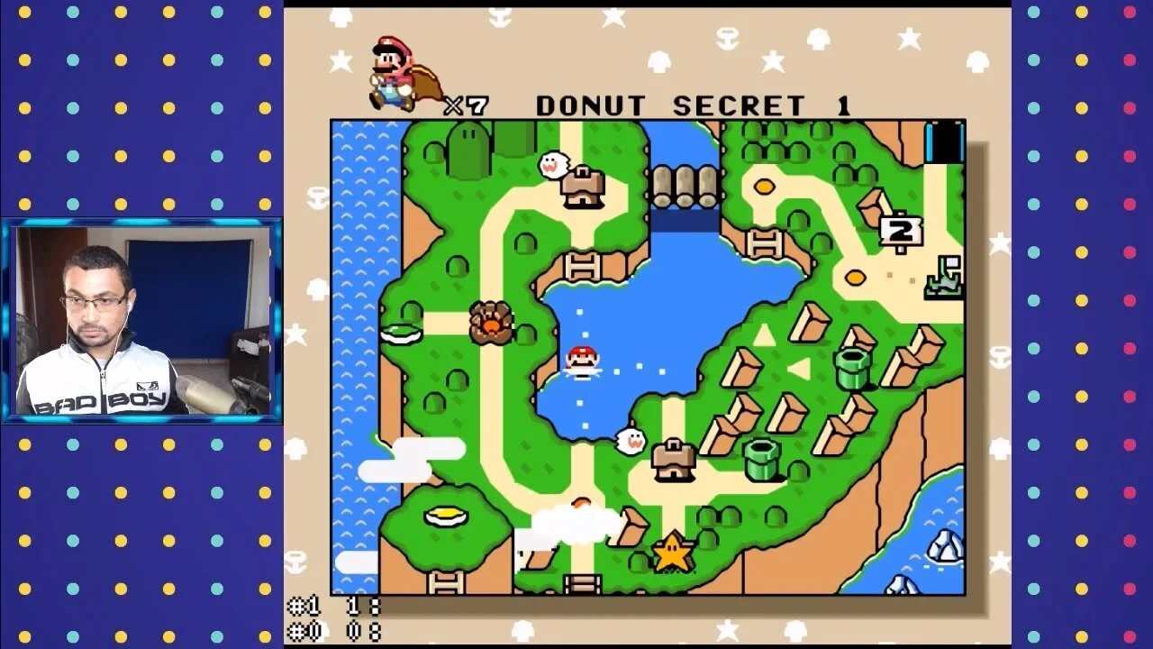 How to beat DONUT WORLD #2 100% Completed Super Mario World