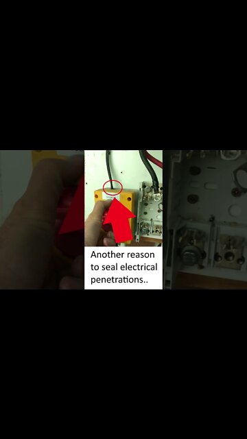 Why we always seal electrical penetrations!