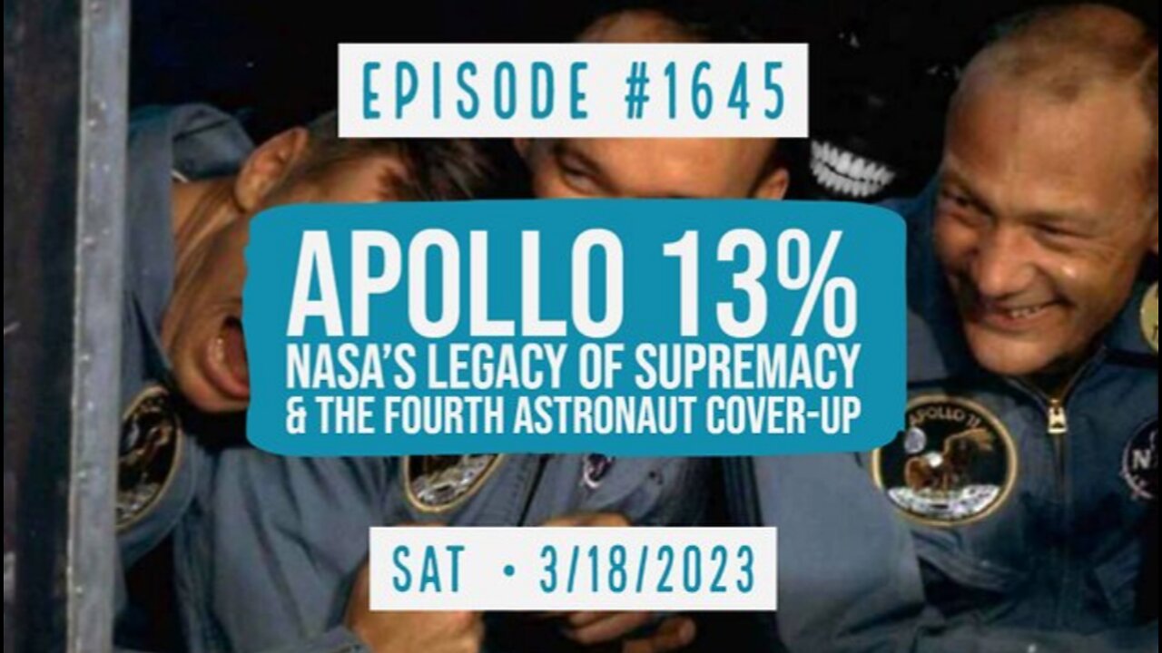 Owen Benjamin | #1645 Apollo 13% NASA's Legacy Of Supremacy & The Fourth Astronaut Cover-Up