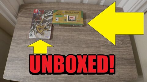 Unboxing the Legend of Zelda Game & Watch! And another thing.