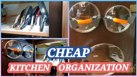 How to Organize lids and pans in a Budget!