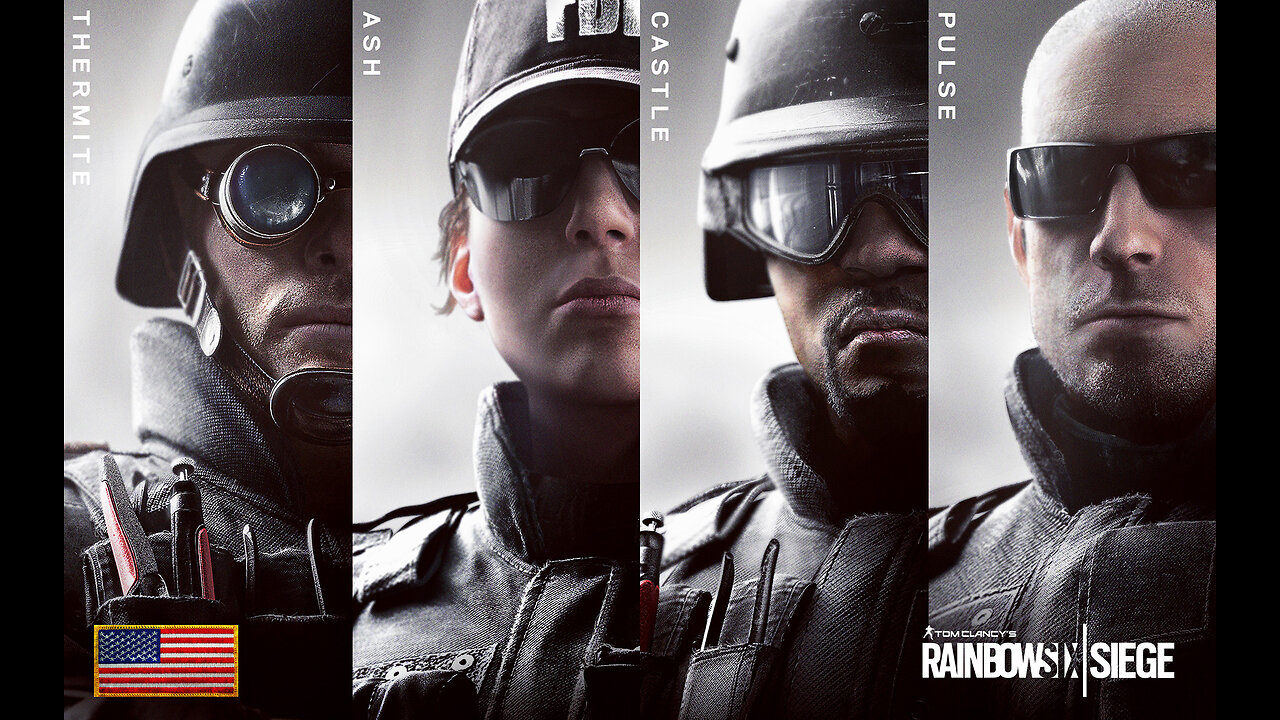 Tom Clancy's Rainbow Six Siege - American Operators stage Thermite, Ash, Castle, Pulse