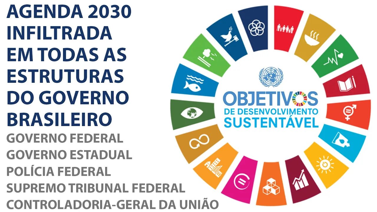 AGENDA 2030 infiltrada em todas Estruturas do Governo Brasileiro