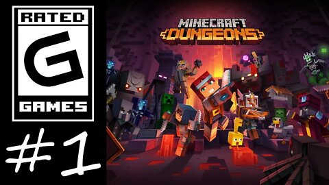 Minecraft Dungeons - Part 1 - Squid Coast and Creeper Woods Walkthrough