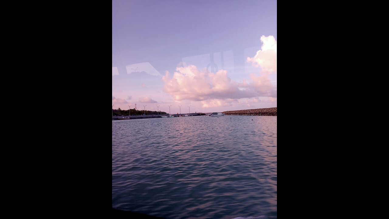 Speedboat in Maldives