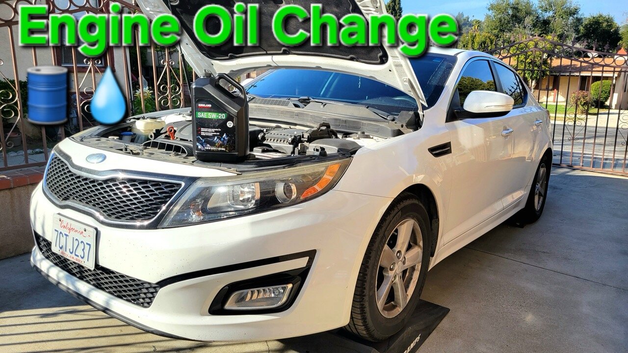 Kia Optima Engine Oil Change (2011-2020) ALL Steps!