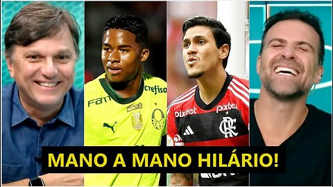 KKKKK! "ISSO NÃO TEM O MENOR SENTIDO, cara!" MANO A MANO de Flamengo x Palmeiras ARRANCA RISADAS!