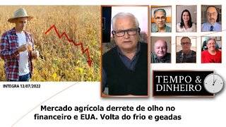 Mercado agrícola derrete de olho no financeiro e EUA. Volta do frio e geadas