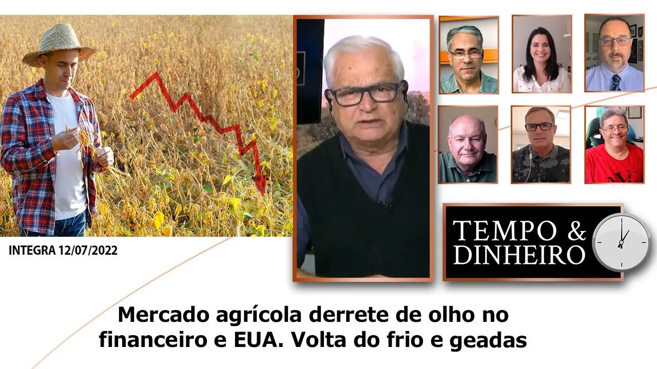 Mercado agrícola derrete de olho no financeiro e EUA. Volta do frio e geadas