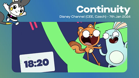 Disney Channel (CEE, Czech) - Continuity & Ad Breaks (7th January 2024)