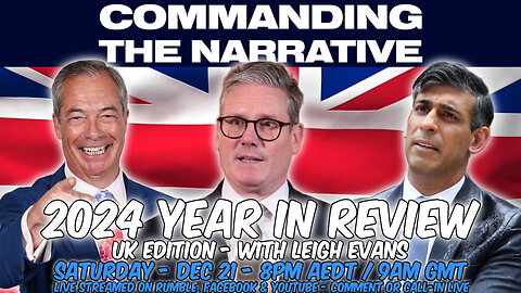 2024 Year in Review - UK Edition - With Leigh Evans - LIVE Sat, Dec 21 at 8pm AEDT