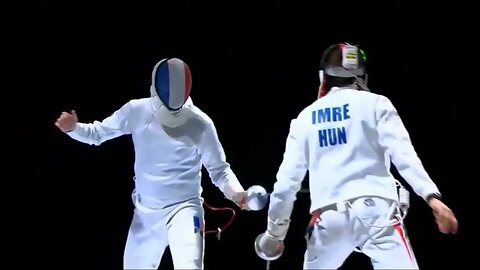 Epee Fencing - Counter cut and beat flick to the wrist! | Grumier G vs Imre G